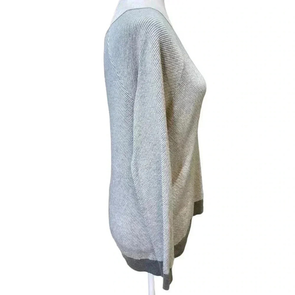 Soft Joie Bini Grey Textured Crewneck Sweater Size XS - Picture 4 of 7